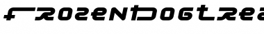 Download FrozenDogTreats Regular Font Title Preview