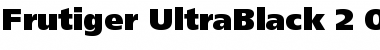 Download Frutiger 95 Ultra Black Font