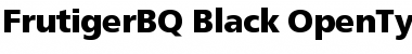 Download Frutiger BQ Regular Font Title Preview
