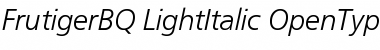 Download Frutiger BQ Regular Font Title Preview