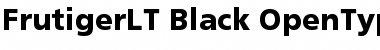 Download Frutiger LT 75 Black Font Title Preview