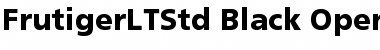 Download Frutiger LT Std 75 Black Font Title Preview