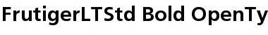 Download Frutiger LT Std 65 Bold Font