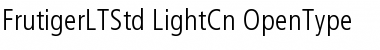 Download Frutiger LT Std 47 Light Condensed Font