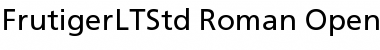 Download Frutiger LT Std 55 Roman Font Title Preview