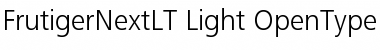 Download FrutigerNextLT Light Font