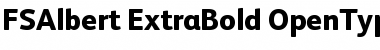 Download FSAlbert ExtraBold Font Title Preview