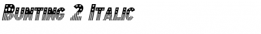 Download Bunting 2 Italic Font Title Preview