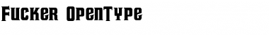 Download Fucker Regular Font Title Preview