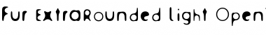 Download Fur ExtraRounded-Light Font Title Preview