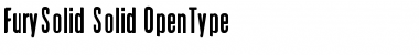 Download FurySolid Regular Font Title Preview