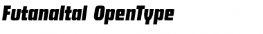 Download FutanaItal Regular Font Title Preview