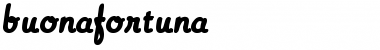 Download BuonaFortuna Regular Font Title Preview