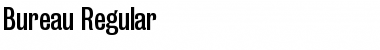 Download Bureau Regular Font Title Preview