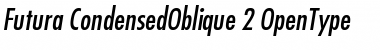 Download Futura Medium Condensed Oblique Font
