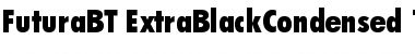 Download Futura Extra Black Condensed Font