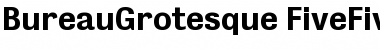 Download BureauGrotesque-FiveFive Regular Font Title Preview