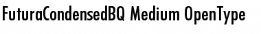 Download Futura Condensed BQ Regular Font