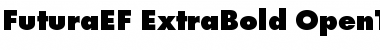 Download FuturaEF ExtraBold Font