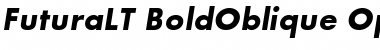 Download Futura LT Bold Oblique Font