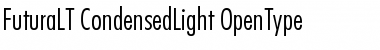 Download Futura LT Condensed Light Font