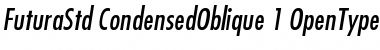 Download Futura Std Medium Condensed Oblique Font