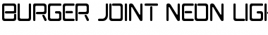 Download Burger Joint Neon Light JL Regular Font Title Preview
