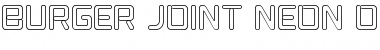 Download Burger Joint Neon Open JL Regular Font Title Preview