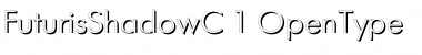 Download FuturisShadowC Regular Font Title Preview
