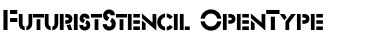 Download FuturistStencil Regular Font Title Preview