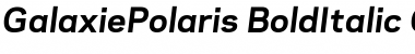 Download Galaxie Polaris Bold Italic Font