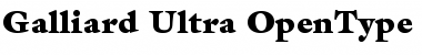 Download ITC Galliard Ultra Font Title Preview