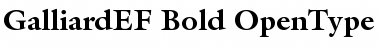 Download GalliardEF-Bold Font