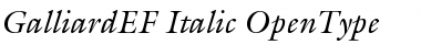 Download GalliardEF-Italic Font