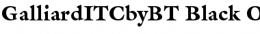 Download ITC Galliard Black Font Title Preview