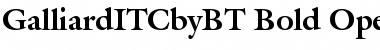 Download ITC Galliard Bold Font Title Preview
