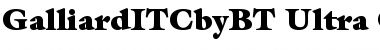 Download ITC Galliard Ultra Font Title Preview