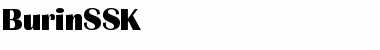 Download BurinSSK Regular Font Title Preview