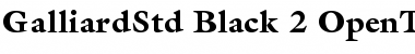 Download ITC Galliard Std Black Font Title Preview