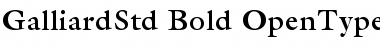 Download ITC Galliard Std Bold Font Title Preview