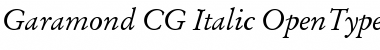 Download Garamond CG Font
