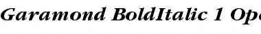 Download ITC Garamond Bold Italic Font Title Preview