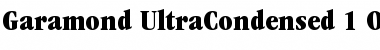 Download ITC Garamond Ultra Condensed Font Title Preview