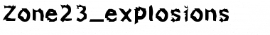 Download Zone23_explosions Normal Font Title Preview