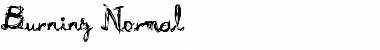 Download Burning Normal Font Title Preview