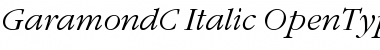 Download GaramondC Italic Font
