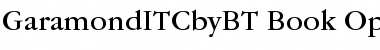 Download ITC Garamond Book Font Title Preview