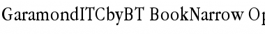 Download ITC Garamond Book Narrow Font Title Preview