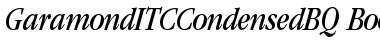 Download Garamond ITC Condensed BQ Regular Font
