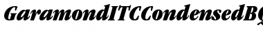 Download Garamond ITC Condensed BQ Regular Font
